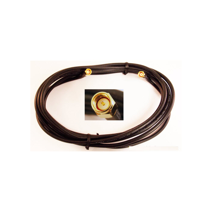 Embedded Works EW-CA32 RF Cable | SMA Male to SMA Male | LMR200 (CLF200) | 10 Feet